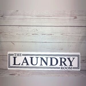 The Laundry Room Metal Sign
